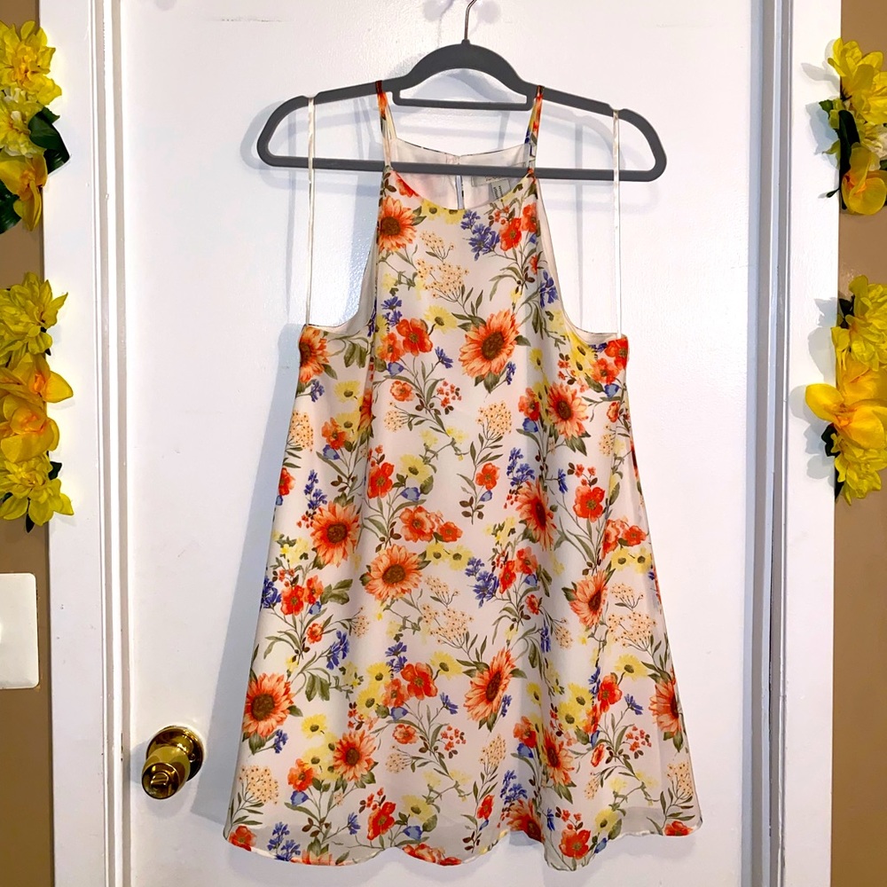 Forever 21 Floral Halter Dress